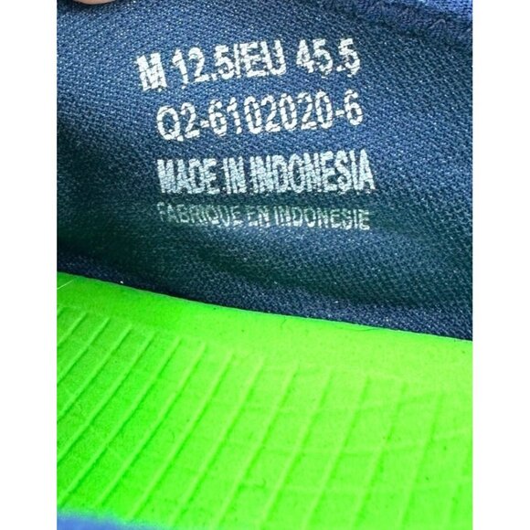 OOFOS 00mg Mens Low Recovery Athletic Shoe Size 12.5 Slip On Sneaker Navy White - Picture 8 of 11